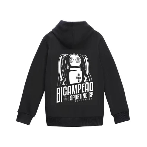 Sporting Bicampeão 25/26 - Sweat c/Capuz