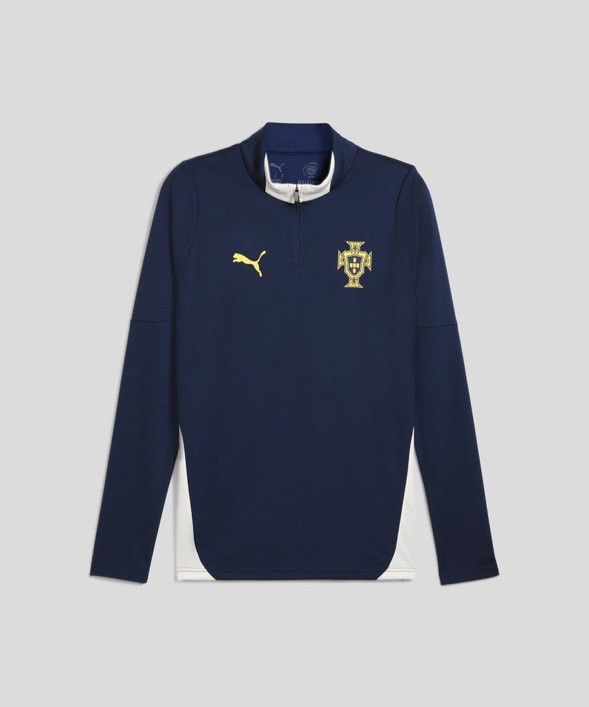 Sweat Portugal Treino 1/4 Zip Azul 2025